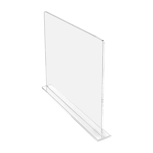 Aisyrain Transparente Regalteiler, Klare Acryl Schubladen Trenner, Bücherregal Trennwände, Kleidertrenner für Schränke, Transparente Regaltrenner für Küche Schlafzimmer Zuhause Arbeitszimmer von Aisyrain