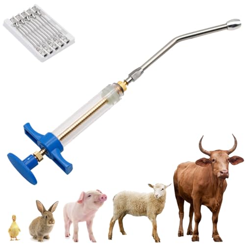 Aiupuyer Veterinärfütterungspistole, kontinuierliche Drench-Pistole einstellbares Dosiergerät Veterinärmedizin Spender für die Haltung Autonomes Fütterungswerkzeug für Gänseschwein Bulle Aiupuyer Veterinärfütterungspistole, kontinuierliche Drench-Pistole einstellbares Dosiergerät Veterinärmedizin Spender für die Haltung Autonomes Fütterungswerkzeug für Gänseschwein Bulle von Aiupuyer
