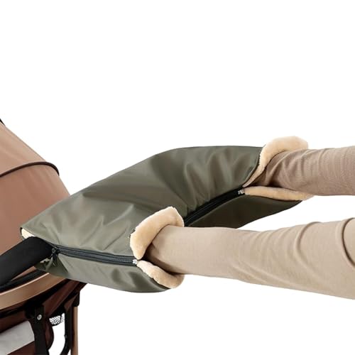Aiwdeyi Handwärmer Kinderwagen Handschuhe Handmuff mit warme Fleece und Baumwolle Innenseite Wasserdicht und Winddicht Reißverschluss Stroller Handmuff Universalgröße für Kinderwagen, Buggy Aiwdeyi Handwärmer Kinderwagen Handschuhe Handmuff mit warme Fleece und Baumwolle Innenseite Wasserdicht und Winddicht Reißverschluss Stroller Handmuff Universalgröße für Kinderwagen, Buggy von Aiwdeyi