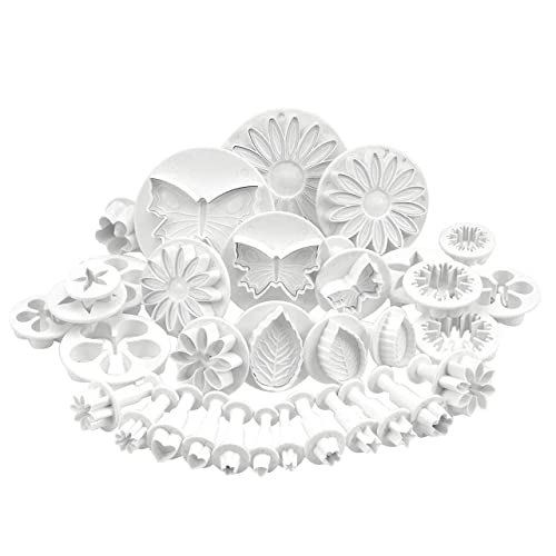 Aiweomi Fondant-Ausstechformen, Fondant-Ausstechformen-Set, Backzubehör, DIY, essbare Blumen, Kuchendekoration, Zubehör, Modellierwerkzeug Aiweomi Fondant-Ausstechformen, Fondant-Ausstechformen-Set, Backzubehör, DIY, essbare Blumen, Kuchendekoration, Zubehör, Modellierwerkzeug von Aiweomi