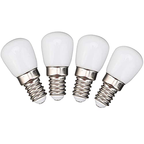 Aiwerttes 4PCS E14 LED Glühbirne für Kühlschrank 3W 220V SMD 2700K Warmweiß Äquivalent zu 30W Halogenbirne Mini Kühlschrank LED Nachtlichter Birne [Energieklasse A+] von Aiwerttes