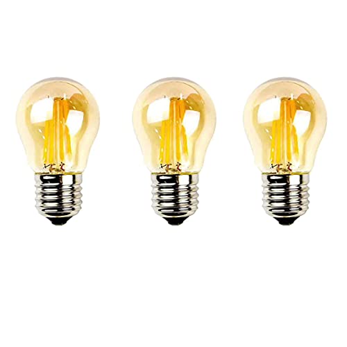 Aiwerttes E27 4W Mini Globe LED Glühbirne G45 Klein Golf Edison Schraube Warmweiß 2300K 40W Glühlampe Ersatz Nicht dimmbar, 3er Pack Aiwerttes E27 4W Mini Globe LED Glühbirne G45 Klein Golf Edison Schraube Warmweiß 2300K 40W Glühlampe Ersatz Nicht dimmbar, 3er Pack von Aiwerttes