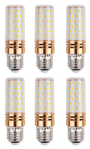 Aiwerttes E27 dreifarbige LED-Glühbirne, 9 W, 1000 lm, entspricht 100 W Halogenlampe, E27 LED-Mais-Energiesparlampen für Schreibtischlampe, nicht dimmbar, AC 220–240 V, 6 Stück Aiwerttes E27 dreifarbige LED-Glühbirne, 9 W, 1000 lm, entspricht 100 W Halogenlampe, E27 LED-Mais-Energiesparlampen für Schreibtischlampe, nicht dimmbar, AC 220–240 V, 6 Stück von Aiwerttes