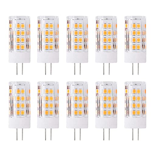Aiwerttes G4 AC/DC 12V LED-Lampen 5W Äquivalent zu 50W Halogenbirne 500 Lumen 3000K Warmweiß, Langlebig,Nicht dimmbar LED-Leuchten,Energieeinsparung,10 Stücks von Aiwerttes