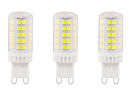 Aiwerttes G9 LED Birnen 6W,60W Halogen Birnen Äquivalent,360 Grad Strahlwinkel,Kaltweiß,AC 220-240V,Energiesparende Glühbirnen,Nicht dimmbar,Satz von 3 von Aiwerttes