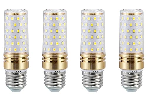 E27 LED Glühbirne 9W kaltweiß 6500K, Edison Schrauben Glühbirnen 1000LM Äquivalent zu 100W Halogenbirne, E27 LED Mais Glühbirnen für Schreibtischlampe, nicht dimmbar,Kein Flimmern, AC 220V, 4 Stücks E27 LED Glühbirne 9W kaltweiß 6500K, Edison Schrauben Glühbirnen 1000LM Äquivalent zu 100W Halogenbirne, E27 LED Mais Glühbirnen für Schreibtischlampe, nicht dimmbar,Kein Flimmern, AC 220V, 4 Stücks von Aiwerttes
