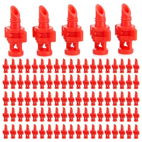 Aiwjeakh 100 Stück 360 Grad Nebeldüse Bewässerung, Sprinkler für Gartenbewässerungssystem, Automatisierende Tropfer, Leicht zu Verwenden Aiwjeakh 100 Stück 360 Grad Nebeldüse Bewässerung, Sprinkler für Gartenbewässerungssystem, Automatisierende Tropfer, Leicht zu Verwenden von Aiwjeakh