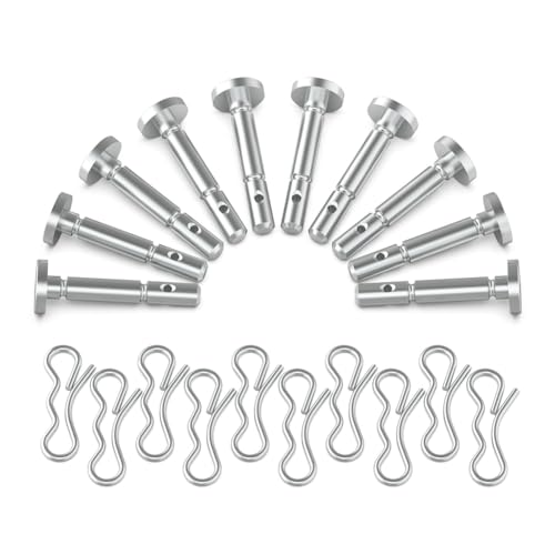 Aiwjeakh 10er Set Schneefräse-Scherstifte 738-04155 und Splinte 714-04040 Aus Metall, Schlüsselsplinte, Schneemaschinen-Zubehör für, Yard-Man 900 Serie Aiwjeakh 10er Set Schneefräse-Scherstifte 738-04155 und Splinte 714-04040 Aus Metall, Schlüsselsplinte, Schneemaschinen-Zubehör für, Yard-Man 900 Serie von Aiwjeakh