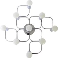 1 Of 2 Leola Flush Mount Sciolari Light Fixture Chrome, Germany, 1970S von AixoDesign