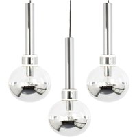 1 Of 3 Large Designer Pendant Light For Staff Leuchten, Germany, 1970S von AixoDesign