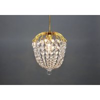 Small Mid Century Crystal Pendant By Palwa, Germany 1960S von AixoDesign