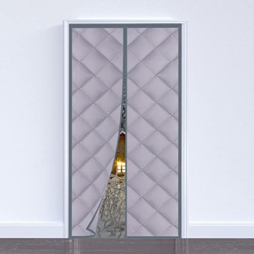 Türvorhang Thermo Kälteschutz Haustür 115x230cm, Thermovorhang Haustür Winter Wind- und wasserdicht, Kälteschutzvorhang für Türen Kinderleichte Klebemontage, Grau Türvorhang Thermo Kälteschutz Haustür 115x230cm, Thermovorhang Haustür Winter Wind- und wasserdicht, Kälteschutzvorhang für Türen Kinderleichte Klebemontage, Grau von Aiyaoo