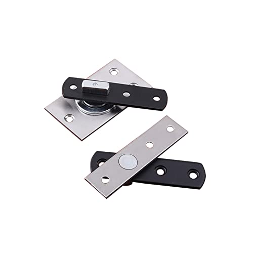 Aiyomi Schwere Türscharniere Pivot-Scharnier 360 Grad Drehen Versteckt Edelstahl Tür-Pivot-Scharniersystem Unsichtbar Oberer Und Unterer Schaft Für Drehtür Hölzerne Tür (1 Set) von Aiyomi