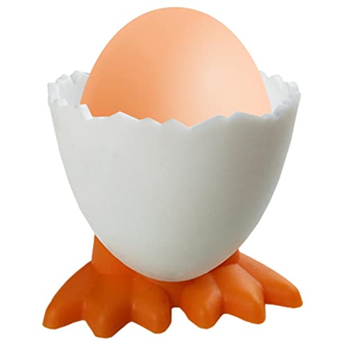 Aizuoni Eierbecherständer,Dekorativer Eierhalterständer - Hühnerfüße, Eierbecher Lustig Kunststoff Lustiger Eiebecher Kinder Frühstücks Eierbecher Eierhalter Eierständer In Küche Für Gekochte Eier von Aizuoni
