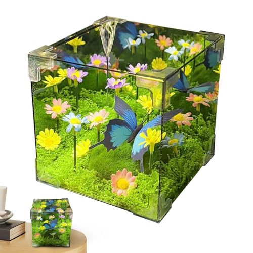 Aizuoni Nachtlicht Schmetterling | Nachttischlampe mit Schmetterlingsmotiv als Stehleuchte,Augenschonende Deko Lampe Für Kinder Jugendliche Erwachsene von Aizuoni