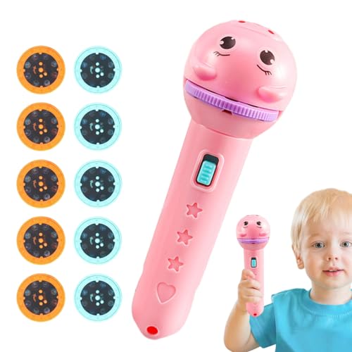 Aizuoni Spielzeug Taschenlampe | 80 Muster Projektionslampe Für Kinder | Mit 10 Scheiben Cartoon Handlampe Für Schattenspiel Lernspielzeug Mädchen Nachtzeit Aizuoni Spielzeug Taschenlampe | 80 Muster Projektionslampe Für Kinder | Mit 10 Scheiben Cartoon Handlampe Für Schattenspiel Lernspielzeug Mädchen Nachtzeit von Aizuoni