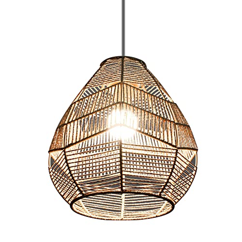 Boho Lampenschirm | Boho Hängende Pendelleuchte Abdeckung | Hängend Laterne Tischleuchte Ersatzschirm Zubehör Für Tischlampe Hängeleuchten Deckenlampe von Aizuoni