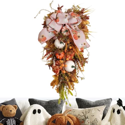 Herbst-Ernte-Tropfen-Swag,Herbst-Blumen-Tropfen-Swag, Rustikaler Tropfen-Swag-, Rustikaler Tropfen-Swag-, festlicher Ernte-Herbst-Swag für die Haustür, Exquisite künstliche Herbstkränze Herbst-Ernte-Tropfen-Swag,Herbst-Blumen-Tropfen-Swag, Rustikaler Tropfen-Swag-, Rustikaler Tropfen-Swag-, festlicher Ernte-Herbst-Swag für die Haustür, Exquisite künstliche Herbstkränze von Aizuoni