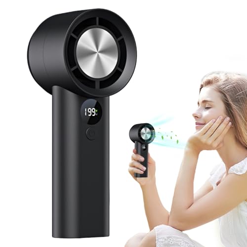 Tragbarer Handventilator | Tragbarer Ventilator mit USB-Ladefunktion für persönliche Kühlung - Must-Have bei heißem Wetter mit 199 verschiedenen Windmodi für Reisen Camping Angeln sowie Tragbarer Handventilator | Tragbarer Ventilator mit USB-Ladefunktion für persönliche Kühlung - Must-Have bei heißem Wetter mit 199 verschiedenen Windmodi für Reisen Camping Angeln sowie von Aizuoni