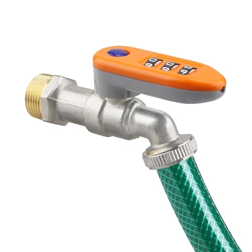 Wasserhahnschloss Für Außenbereich, Messing Außenwasserhahn Mit Kombinationsschloss Für Gartenbewässerung, Gartenbedarf Außenwasserhahn Für Wohnung Bauernhof Mietwohnung Studentenwohnheim Haus Wasserhahnschloss Für Außenbereich, Messing Außenwasserhahn Mit Kombinationsschloss Für Gartenbewässerung, Gartenbedarf Außenwasserhahn Für Wohnung Bauernhof Mietwohnung Studentenwohnheim Haus von Aizuoni