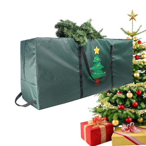 Weihnachtsbaumaufbewahrung - Wasserdichte Aufbewahrungstasche Für Künstlichen Weihnachtsbaum | Wasserdicht Transporthülle Aufbewahrung Weihnachtsbaumtasche von Aizuoni