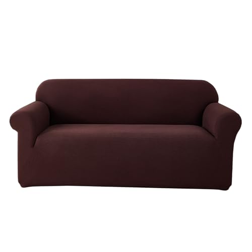 Ajalcsvs Stretch Couchbezug, Universeller Sofabezug Schutz für Wohnzimmermöbel(Brown,1 Seater+2 Seater) von Ajalcsvs