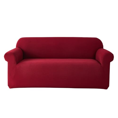 Ajalcsvs Stretch Couchbezug, Universeller Sofabezug Schutz für Wohnzimmermöbel(WineRed,1 Seater+4 Seater) von Ajalcsvs