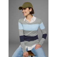 AJC Rundhalspullover mit breiten Block-Streifen AJC Rundhalspullover mit breiten Block-Streifen von Ajc