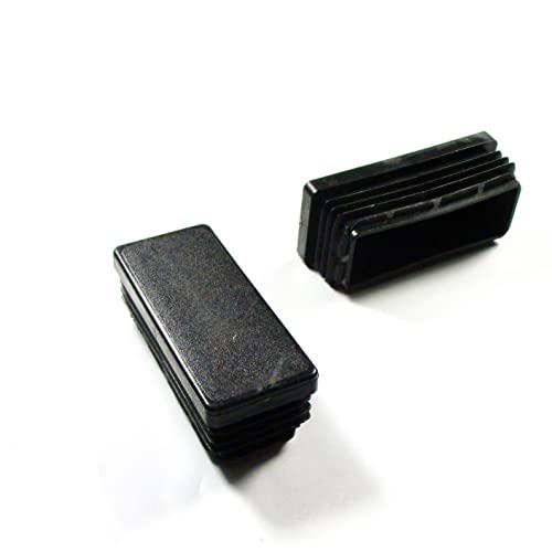 Ajile - Kunststoff Lamellen-Stopfen für Rechteckrohre mit 70x30 mm Aussenmass und 1,0-2,5 mm Wanddicke SCHWARZ - 4 Stck. - EPH133 von Ajile