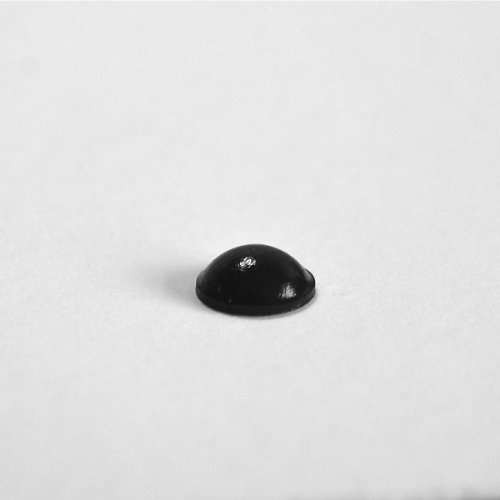 ajile - 12 Stücke - Selbstklebend KUPPELFÖRMIGER Anschlagpuffer 11.1 x 5 SCHWARZ Anschlagdämpfer für Küchenschränke Schubladen Haushaltgeräte Möbelpuffer von Ajile