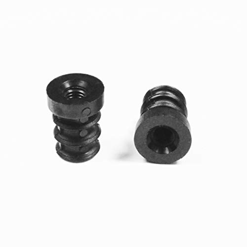 ajile Kunststoff Gewindestopfen (Dick) für Rundrohr mit 20 mm AUSSENDURCHMESSER und 1,5 mm Dicke mit 8 mm (M8) Durchmesser Innengewinde - 10 Stck - EFS821x10-FBA von Ajile