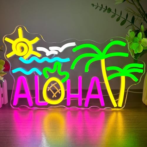 Palm Tree Aloha Neon Sign Aloha Sign for Wall Decor Tropical Hawaiian Led Sign Beach LED schild Pineapple Luau Party Decorations for Tiki Bar Birthday Party Bedroom Decor Palm Tree Aloha Neon Sign Aloha Sign for Wall Decor Tropical Hawaiian Led Sign Beach LED schild Pineapple Luau Party Decorations for Tiki Bar Birthday Party Bedroom Decor von Ajoyferris