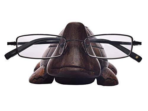 Ajuny Handgefertigter Dekorativer Brillenhalter aus Holz Brillenhalter für Zuhause Büro Tisch Dekorativer Sonnenbrillen Ausstellungsständer Organizer Geschenkartikel (Schildkrötenform) von Ajuny
