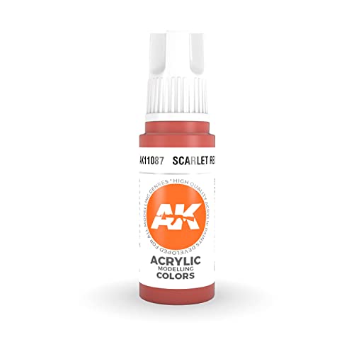 AK Interactive 3rd Gen Acrylic Scarlet Red 17ml von AK Interactive