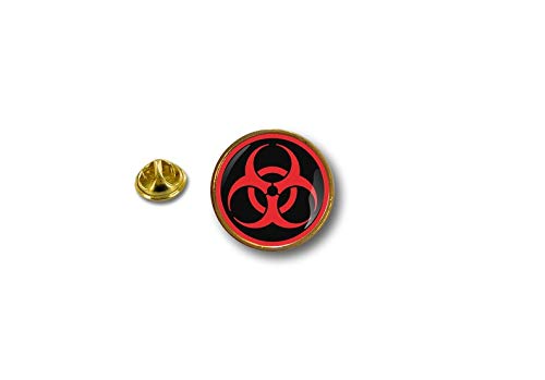 Akacha pin Button pins anstecker Anstecknade Motorrad Biker Biohazard radioaktiv r2 von Akachafactory