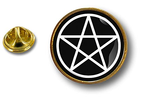 Akachafactory pin flaggen Button pins anstecker Anstecknadel Pentagram 666 Gothic Satan von Akachafactory