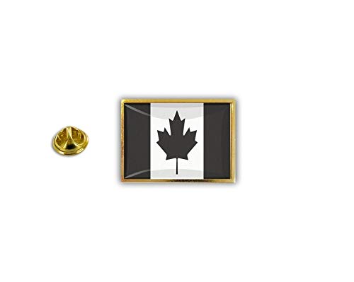 Akachafactory pin flaggenpin flaggen Button pins Anstecknadel sammler Kanada schwarz von Akachafactory