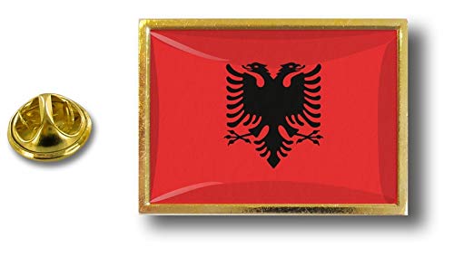 Akachafactory pin flaggenpin flaggen Button pins anstecker Anstecknadel sammler albanien von Akachafactory