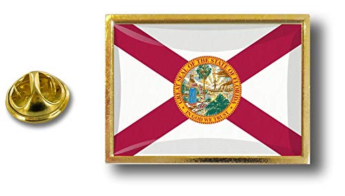 Akachafactory pin flaggenpin flaggen Button pins anstecker Anstecknadel sammler usa Florida von Akachafactory