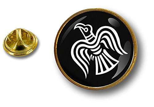 Akachafactory pin flaggenpin flaggen pins anstecker Anstecknadelraven Wikinger vinland Odin von Akachafactory