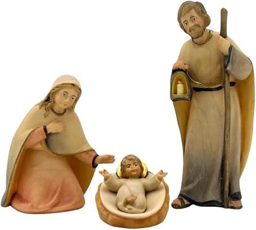 Akantus Licht Krippenfiguren aus Holz: Heilige Familie (12) von Akantus