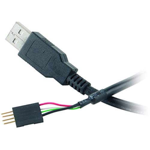 Akasa 0,4 m USB (A) USB-Schnittstelle 4 Füße schwarz Kabel und Adapter von Akasa