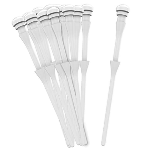 Akasa 20 weiße Gummi Gehäuselüfterhalterungen, Anti Vibration Gummi Befestigung für Computer Lüfter, PC Schrauben Silikon Gummistifte, 20 Stück, 73mm, weiß, MX003-WKT20 von Akasa