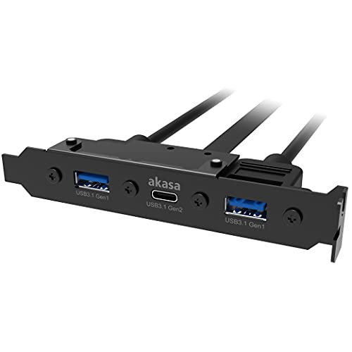 Akasa 50CM USB 3.1 Gen1 X2 Type A + USB 3.1 Gen2 X1 Type C Internal Ppc Express Connector & Cable Akasa 50CM USB 3.1 Gen1 X2 Type A + USB 3.1 Gen2 X1 Type C Internal Ppc Express Connector & Cable von Akasa