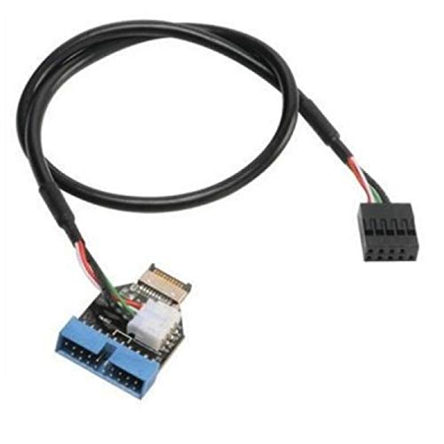 Akasa USB 3.1 Gen-2 Interner Anschluss auf Gen-1 19-Pin-Adapterkabel von Akasa