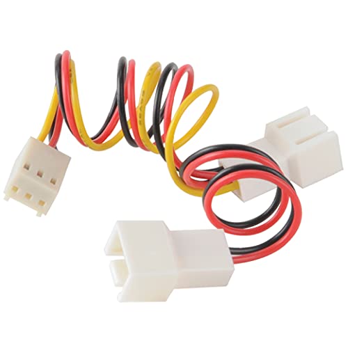 Akasa AK-FY320 Fan Splitter Cable Adapter - Stromkabel (3-pin) Schwarz, Rot, Gelb von Akasa