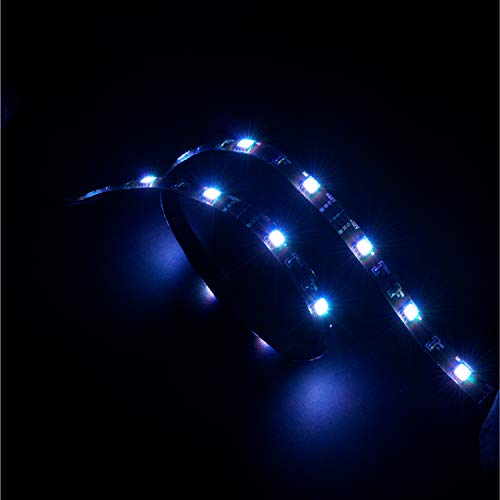 Akasa LED-Leuchtstreifen, AK-lD02–05 WH, 60 cm, Vegas blau von Akasa