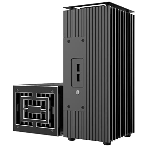 Akasa Turing TN, Reines Aluminiumgehäuse, Lüfterlose CPU Kühlung für Intel® NUC der 11. Generation (Tiger Canyon), Interner M.2 SSD Kühlkörper, A-NUC68-M1B von Akasa
