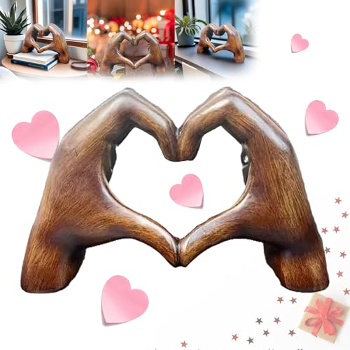 Akayoo Herz-Hand-Skulptur,Heart Hands Ornament,Liebeshände, Handgeste, Statue,herzförmige Hände,Kunststatuen, Handliebe-Geste, Skulptur Für Desktop-Heimbüro-Dekoration Akayoo Herz-Hand-Skulptur,Heart Hands Ornament,Liebeshände, Handgeste, Statue,herzförmige Hände,Kunststatuen, Handliebe-Geste, Skulptur Für Desktop-Heimbüro-Dekoration von Akayoo