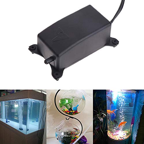 2W Mini-Fisch-Behälter Erhöhung Sauerstoffpumpe Anti-Rutsch-Wechselstrom-220V-240V Ultra-Silent-Sauerstoffpumpe Aquarium Luftpumpe von Akemaio